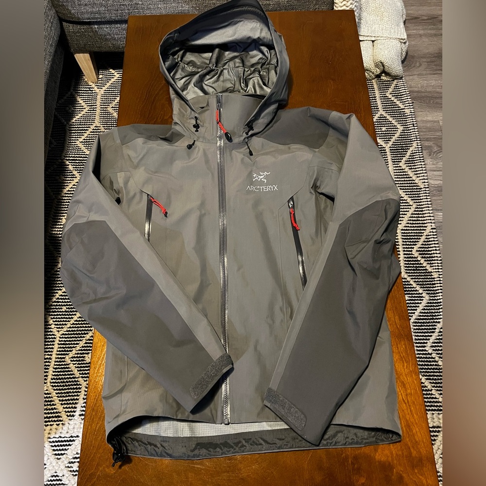 Arcteryx Beta AR Shell Jacket, Anvil Grey, Small, Like New